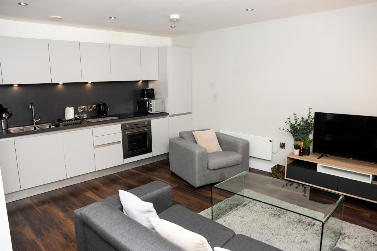 Onpoint Apartments - Spacious 2 Bedroom Apt - City Centre With Balcony Manchester Kültér fotó